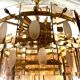 Chandelier framework Fontana Arte Murano 1970 Crystal