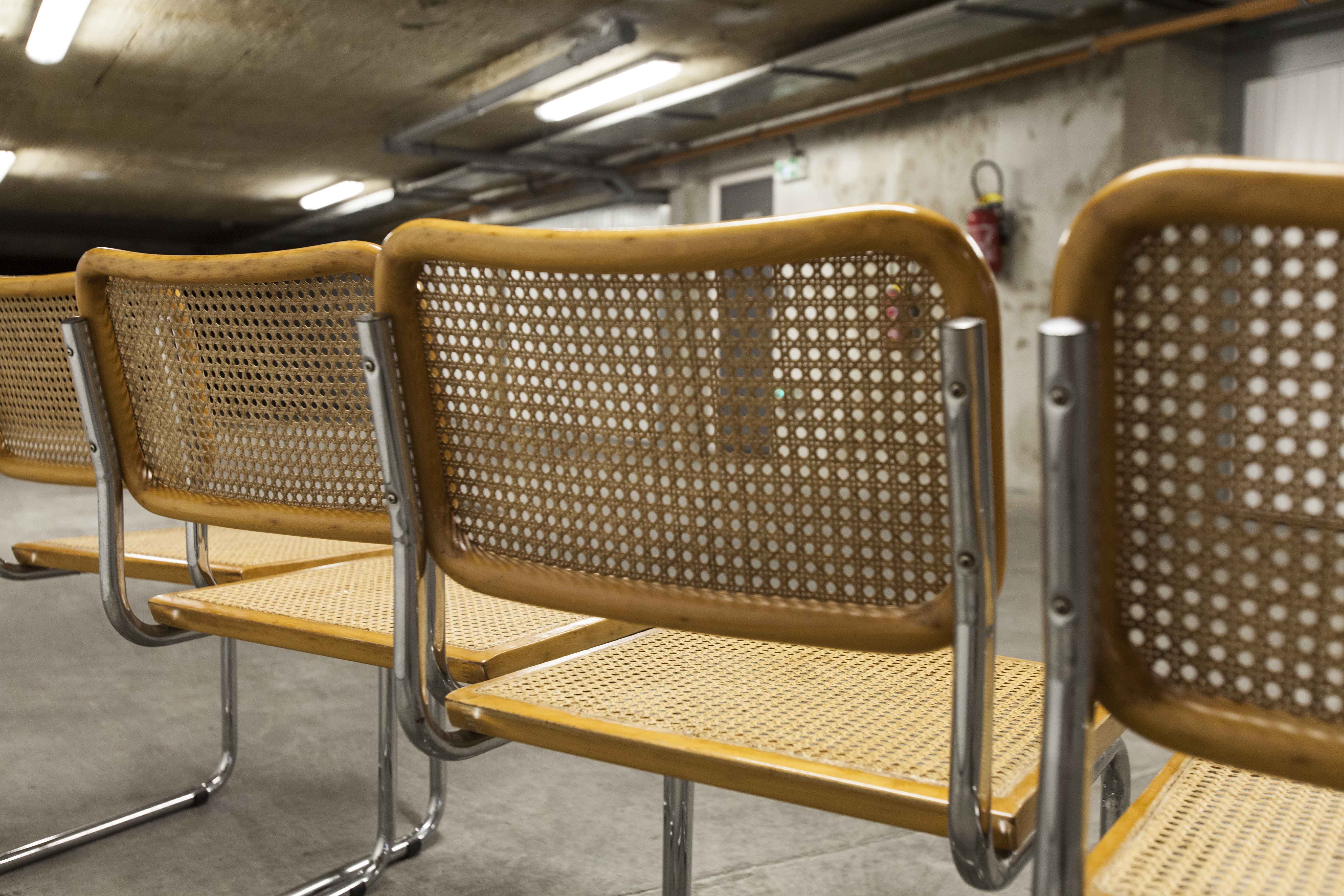 4 Breuer B32 chairs made in italy