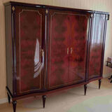 Armoire 4 portes acajou