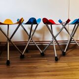 Set of 4 LALLEMAND stools