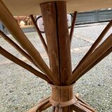 Round chestnut table