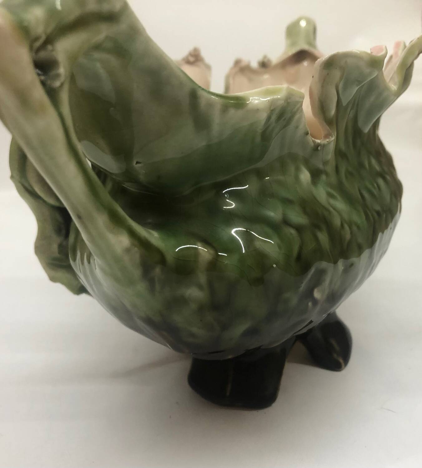 Flower slip planter vase 1900