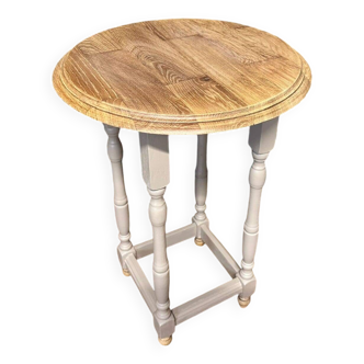 Round side table