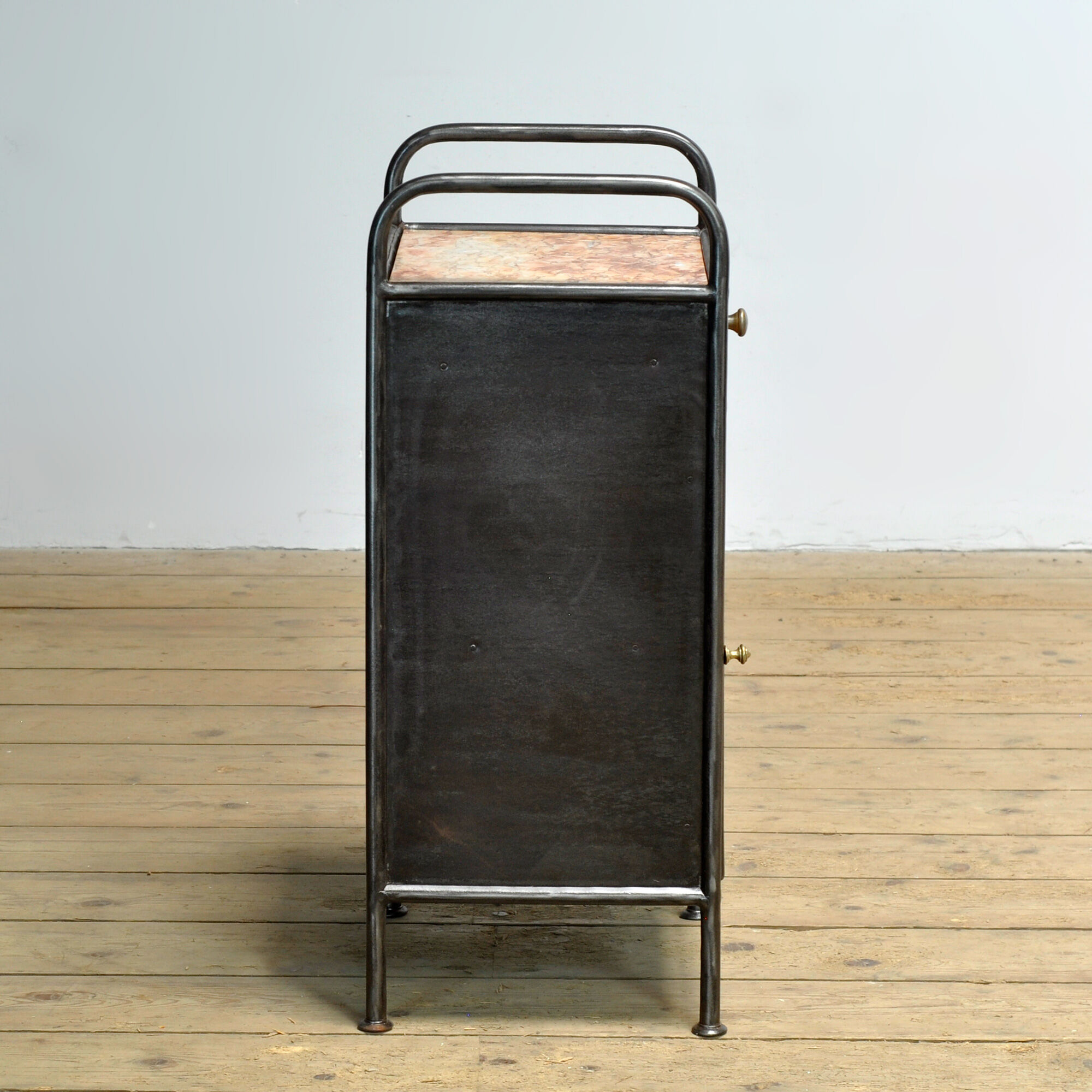 Nightstand with marble top, circa 1920