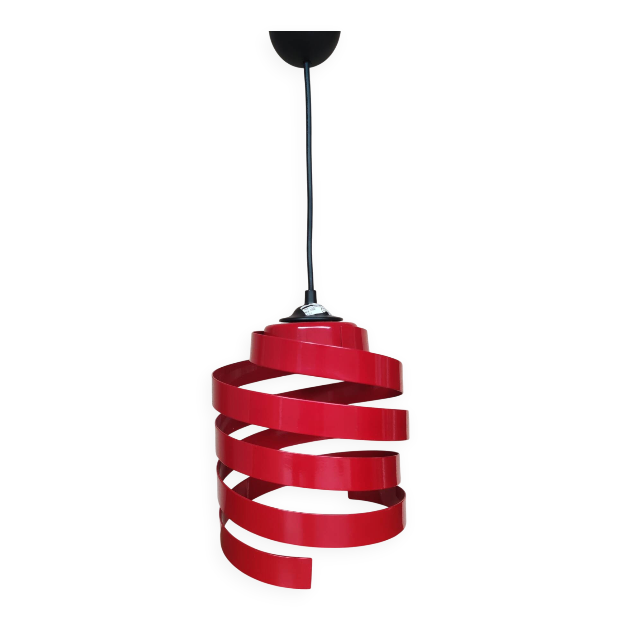 Red spiral suspension