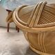Table basse rotin « fleur » vivai del sud