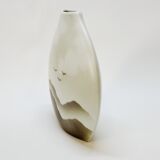 Virebent porcelain lens vase Yves Mohy