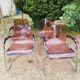 Chaises plexi années 70 Space Age
