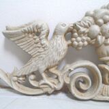 Fronton en fonte motifs oiseaux