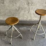 Pair of BAO workshop stools, 1950s