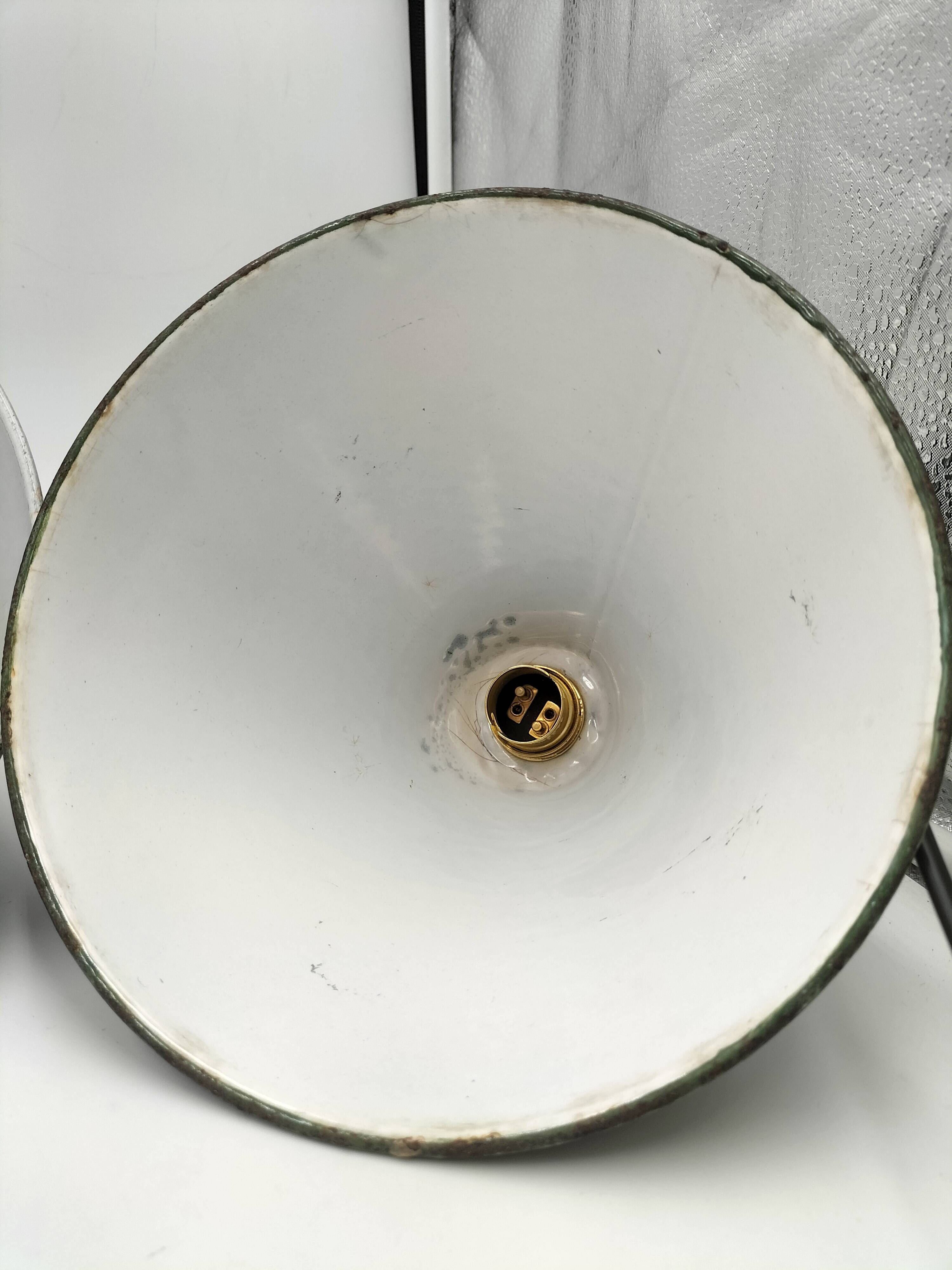 Enamelled sheet metal cone suspensions