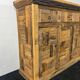 Buffet en patchwokrd de bois