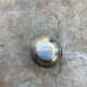 Antique shaker in silver metal hallmarked Art Deco style