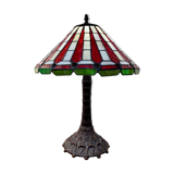 Tiffany style stained glass lamp