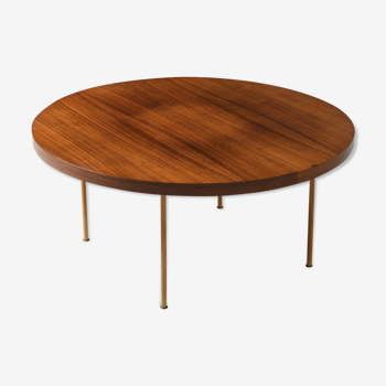 Table basse ronde en palissandre