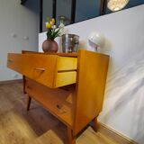 Scandinavian dresser vintage compass feet