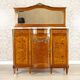 French Mahogany Buffet with Mirror, Late 19th Century