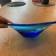 Cobalt blue bowl or catchall in Scandinavian design.