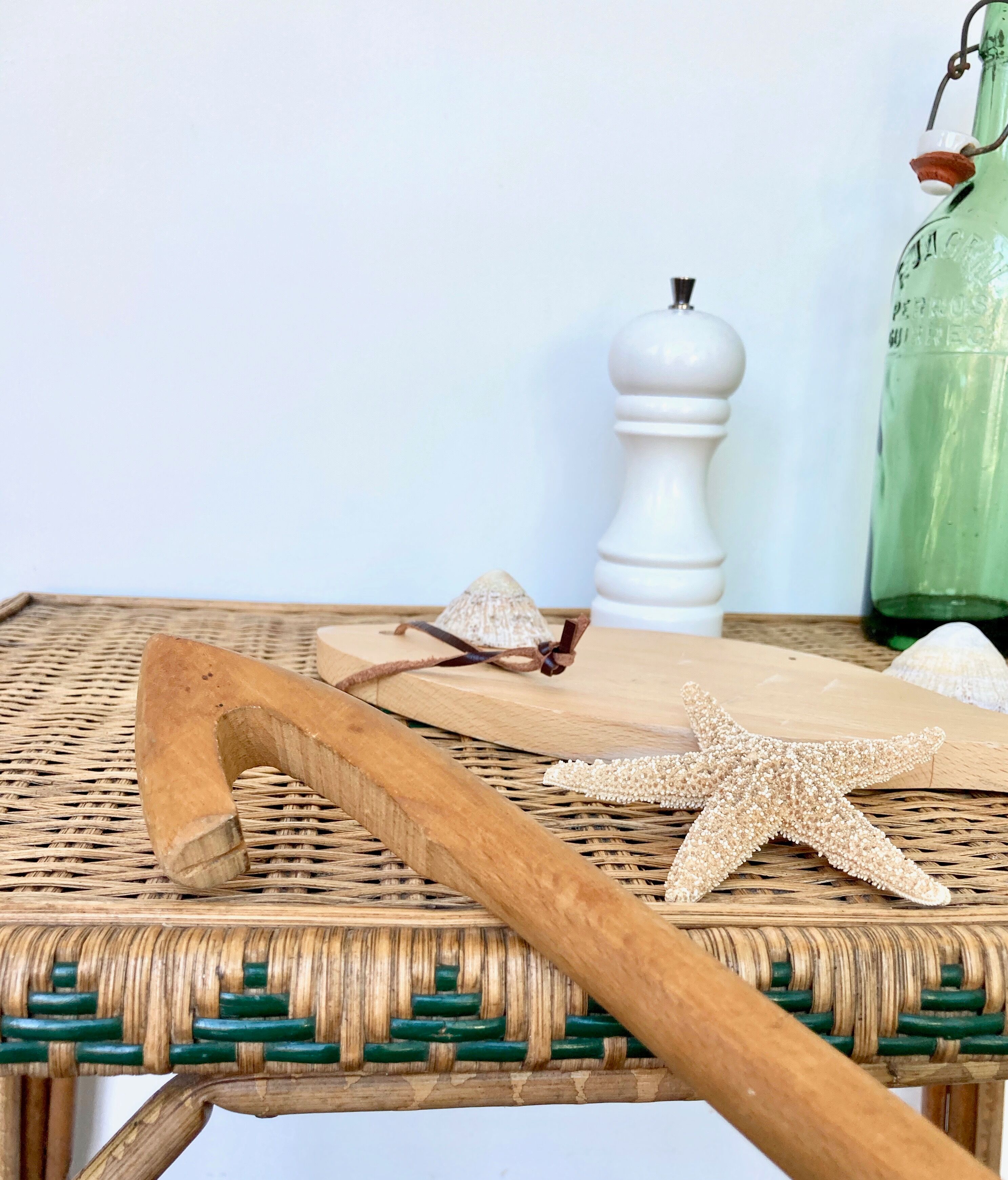 Decorative ladle XXL folk art 50s