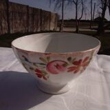Earthenware bowl of Saint Amand Hamage north diam 15 cm H 9 cm flower pattern