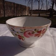 Earthenware bowl of Saint Amand Hamage north diam 15 cm H 9 cm flower pattern