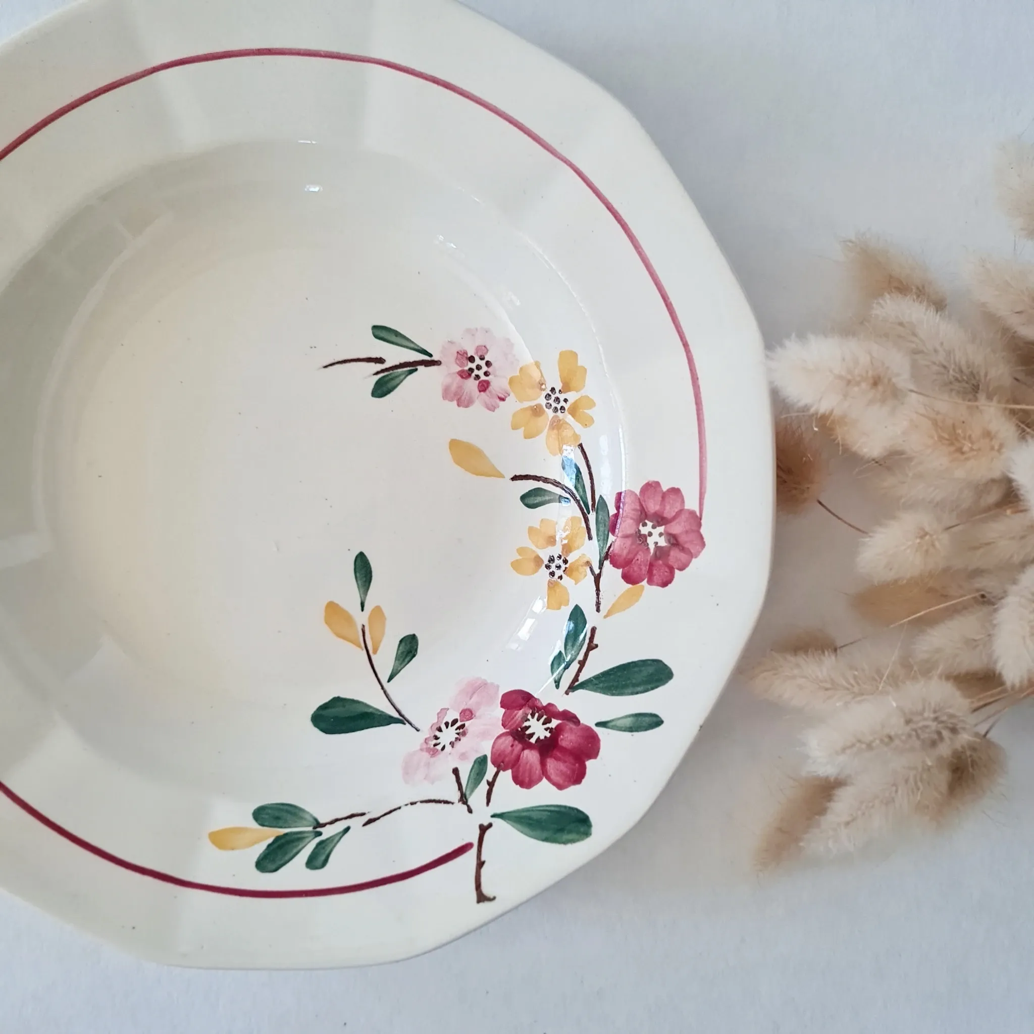 Service of 4 Deep Plates Sarreguemines / Bitche