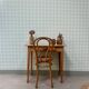 Bureau, table d’appoint en hêtre, restauré