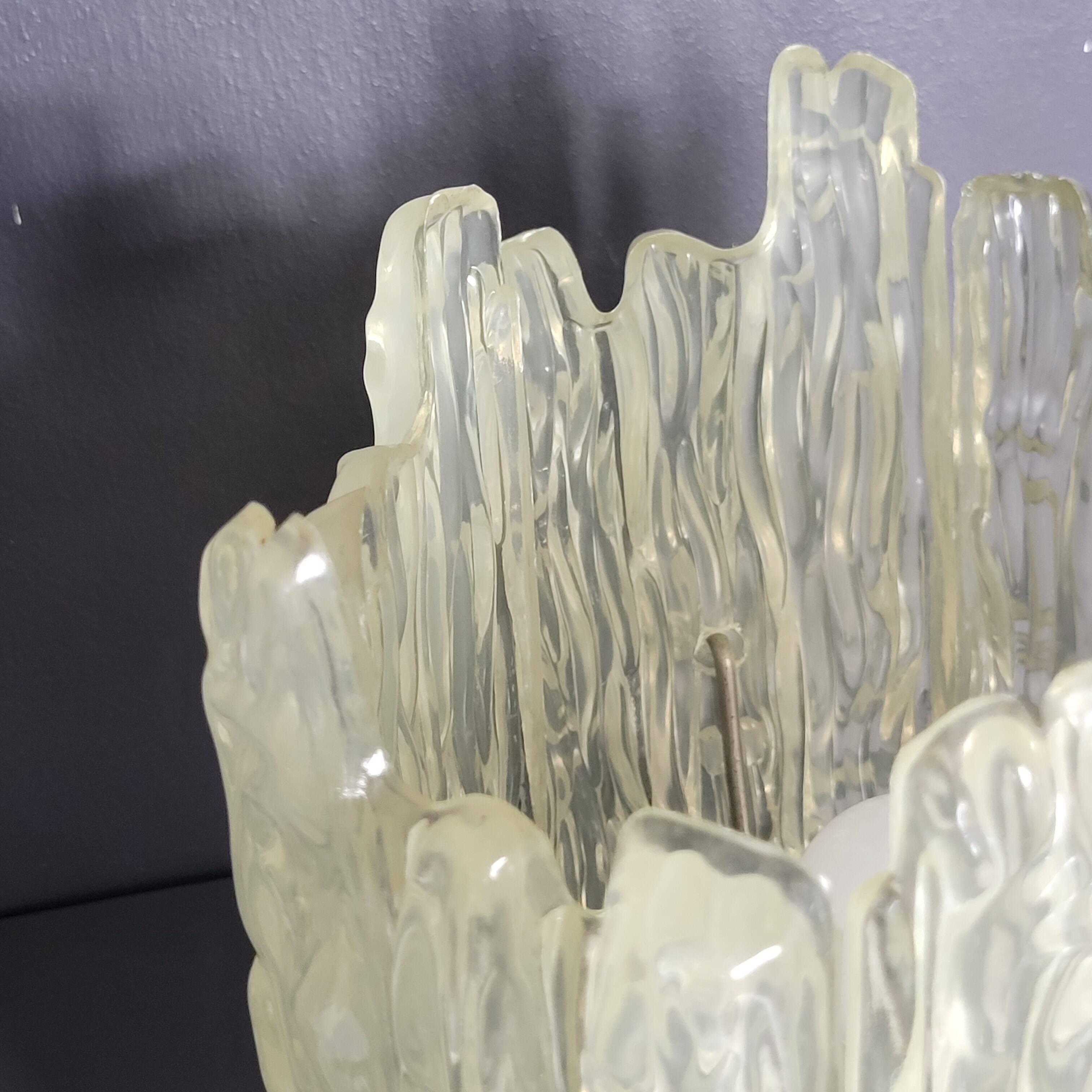 Ice Frost by JT Kalmar vintage lighting 70's