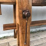 Etabli de menuisier chêne 250cm, début XX