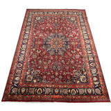 Tapis persan vintage tissé à la main Traditionnel Khorasan Area Rug- 242x343cm