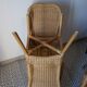 Wicker and bamboo chairs