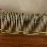 Gold metal vinyl door