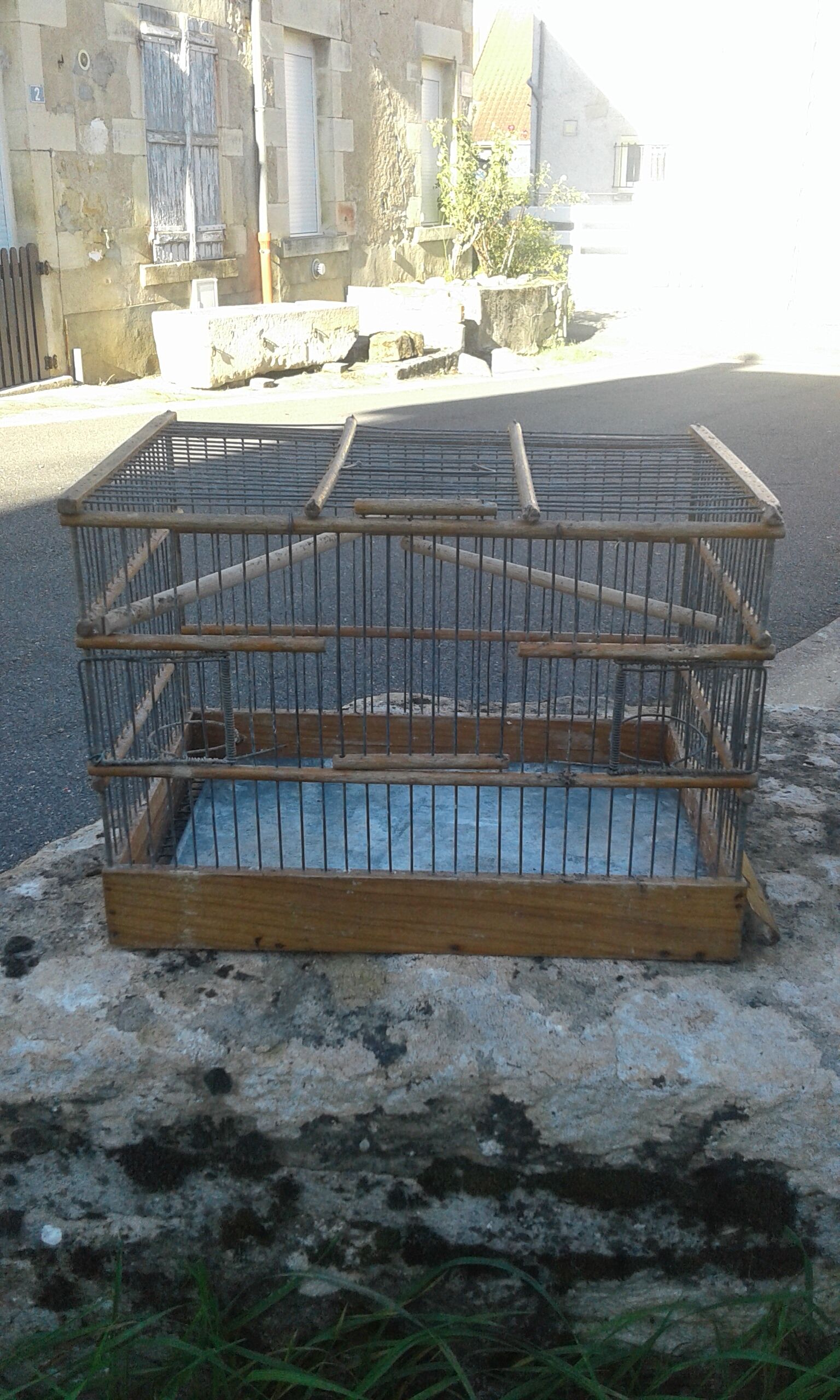 Old canary cage