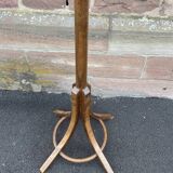 Vintage curved wood parrot coat rack
