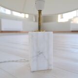 Mid-century solid marble table lamp Bergbom Sweden 1960s