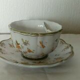 Lallier moustier faience mustache cup