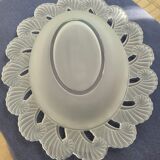 Important cut or mid-table signed Verlys, art deco
