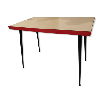 Parisian bistro table formica vintage 1960s