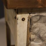 Table de cuisine industrielle en fer des années 1950, Tchécoslovaquie