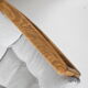 Canapé scandinave original, années 1960, vintage, entièrement restauré, tissu gris clair