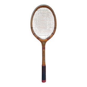 Raquette de tennis en bois marque j.gauthier fils & cie + 2 presses  (bois et alu)