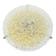 Large round frosted glass ceiling light by Hillebrand, Germany, 1970s.