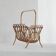 Bamboo magazine rack in mid-century 1960 style