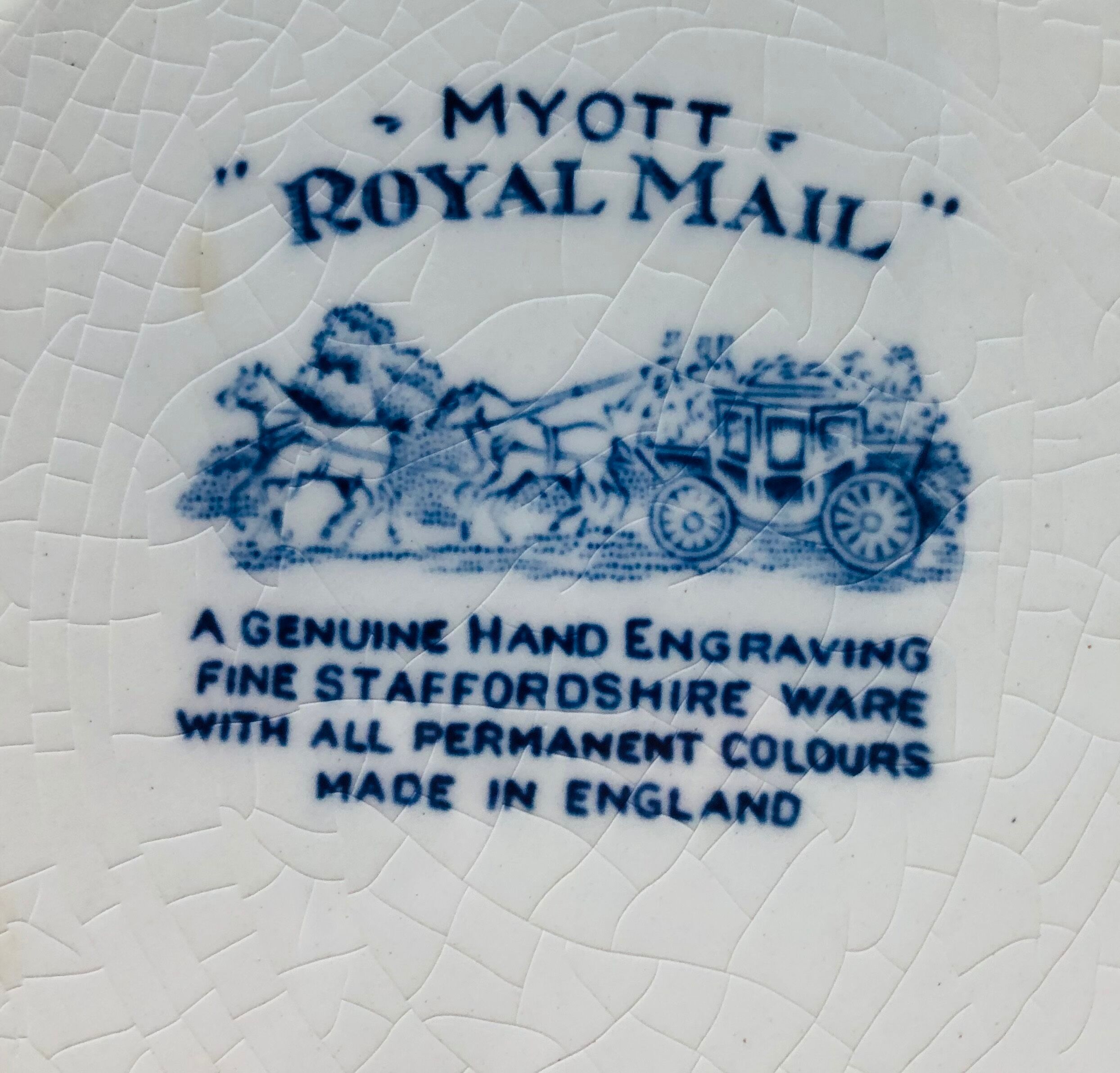 12 English dessert plates