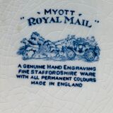 12 English dessert plates