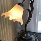 Bedside or desk tulip lamp