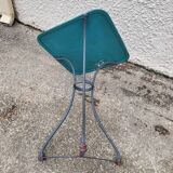 Square bistro table in painted metal n°1