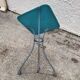 Square bistro table in painted metal n°1