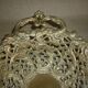 Fruit basket, bread basket with matt gilded bronze handles