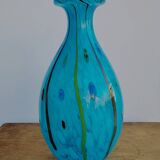 Vaas Meerkleurige en verre, style rétro, jaren 1980, Murano, italie